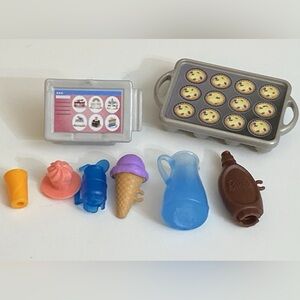 Barbie Baking Playset with Pink and Blue Accessories